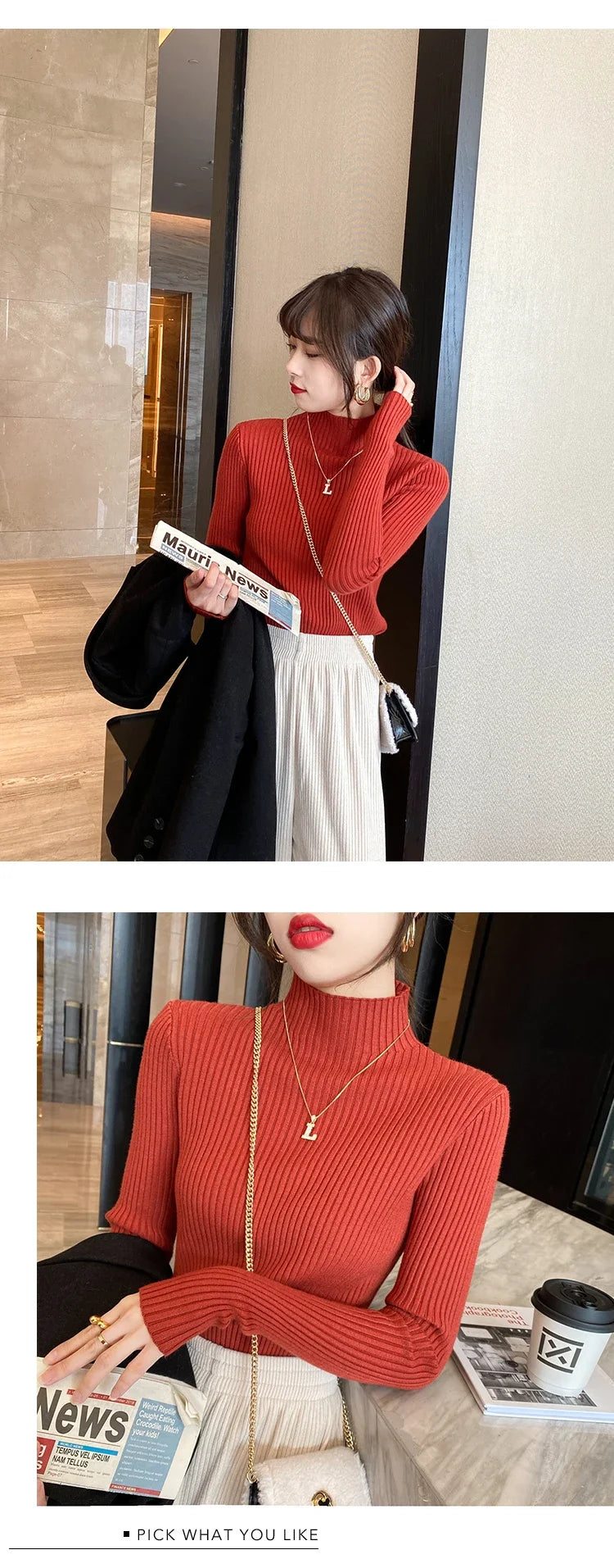 Sweater Women Autumn Winter Long Sleeve Knitted Women Sweater Pullover Slim Knit Sweater Women Tops Blusas Mujer De Moda J996