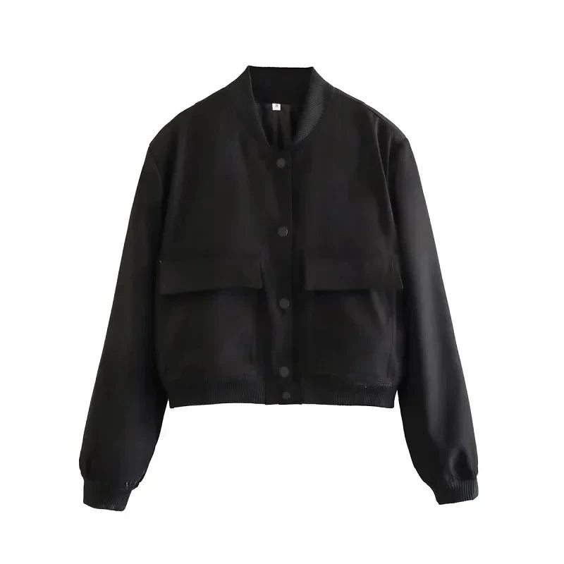Women’s White Bomber Jacket