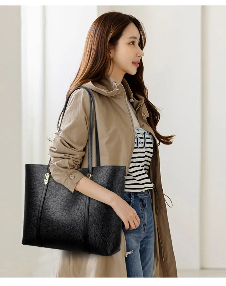 Women’s Luxury Leather Shoulder Tote