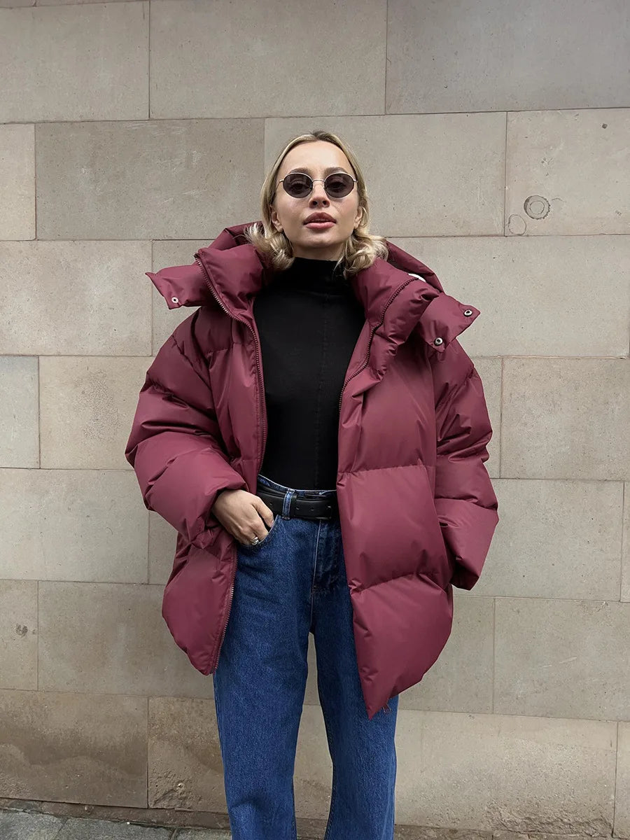 Women’s Hooded Winter Puffer Coat