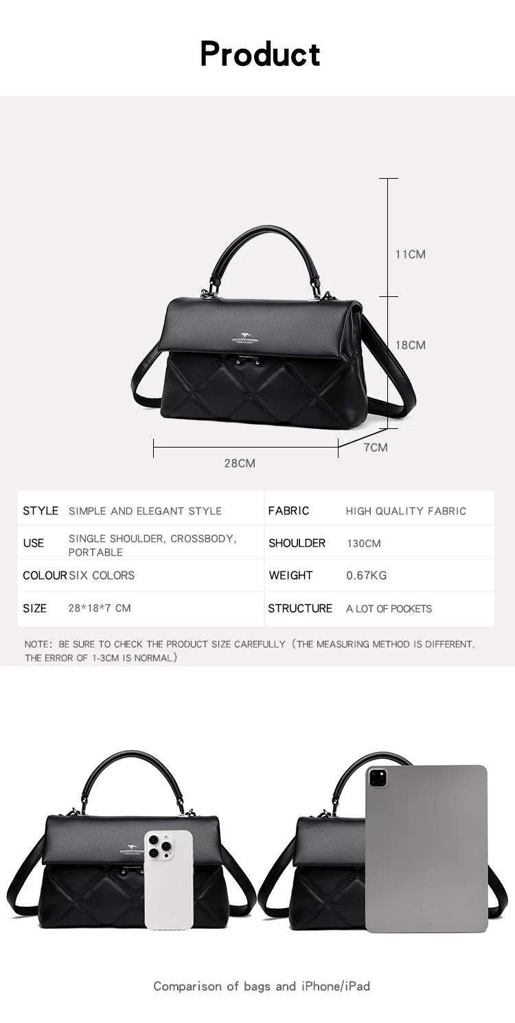 Women’s Korean Designer Leather Shoulder