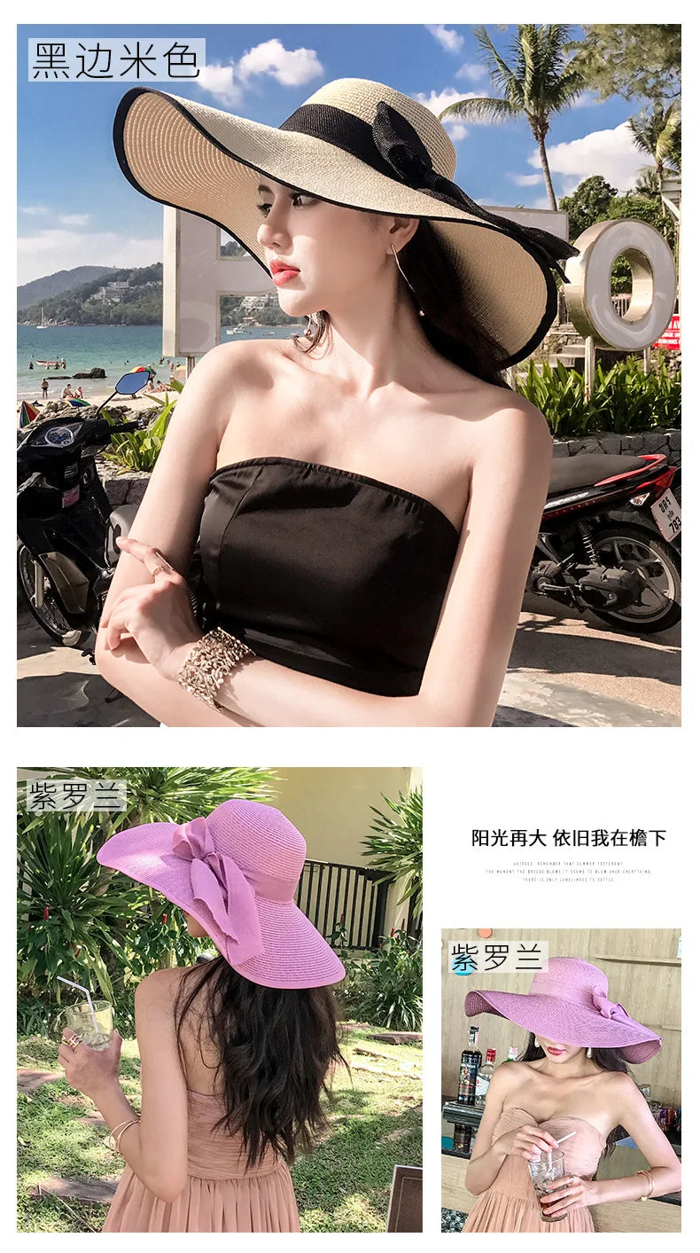 Women’s Foldable Straw Sun Hat
