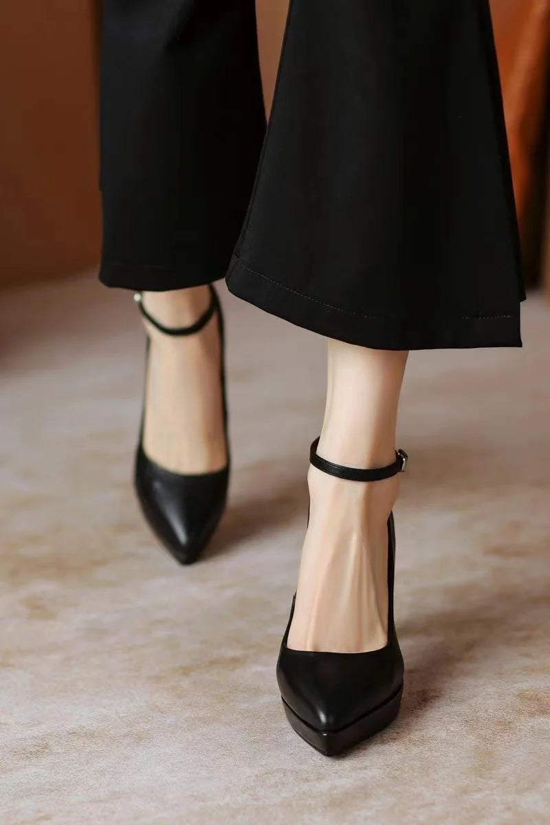 Women’s White Platform Stiletto Heels