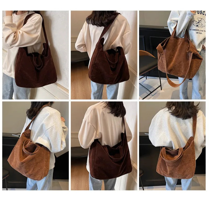 Women’s Suede Tote Bag