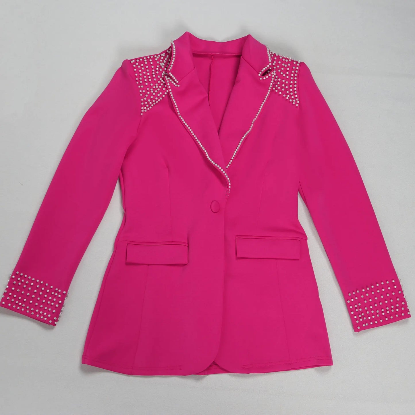 Women’s Two-Piece Pant Set – Y2K Blazer & High-Waist Slim Pants