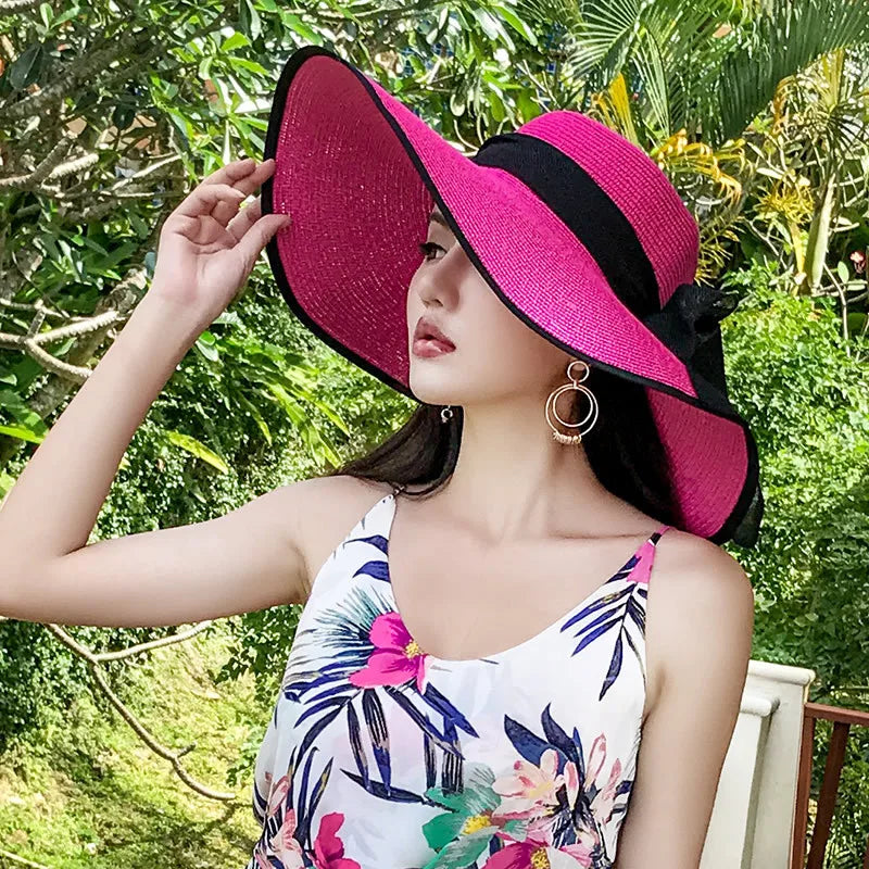 Women’s Foldable Straw Sun Hat