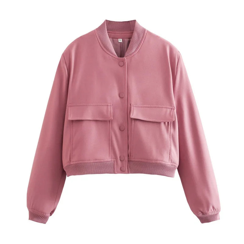 Women’s White Bomber Jacket