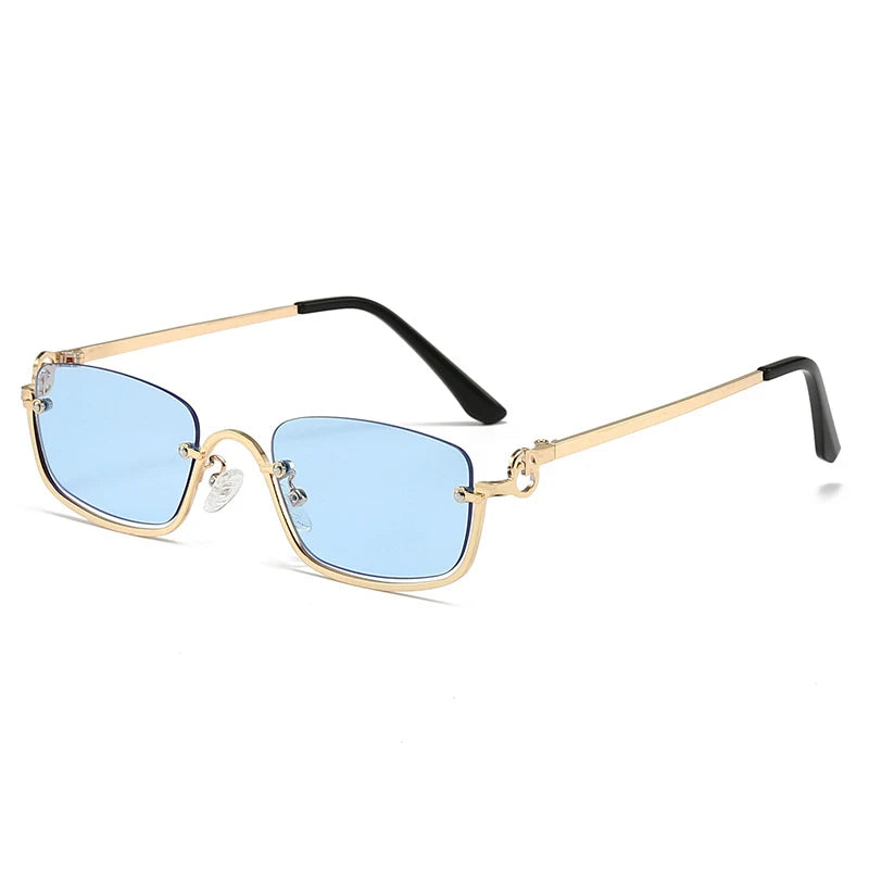 Women’s Half Frame Square Sunglasses