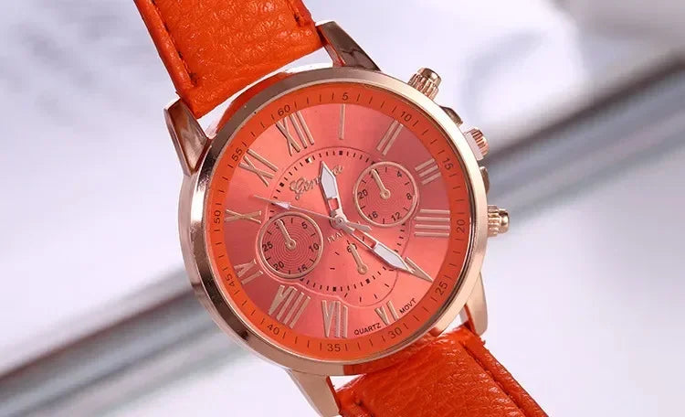 Women’s Luxury Leather Quartz Watch