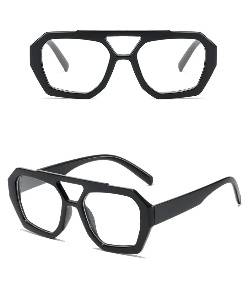 Unisex Vintage Square Sunglasses