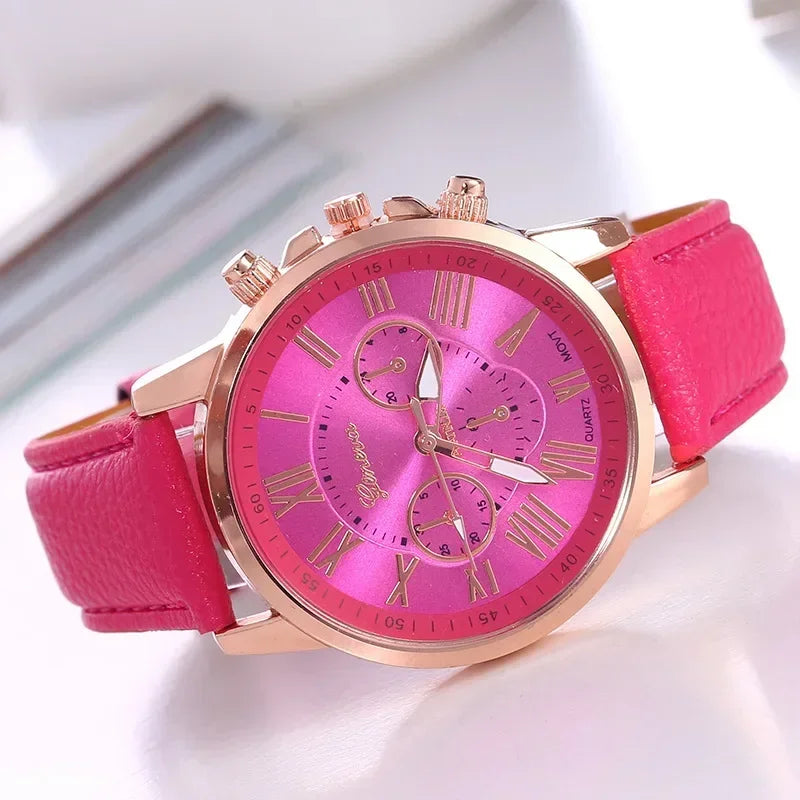 Women’s Luxury Leather Quartz Watch