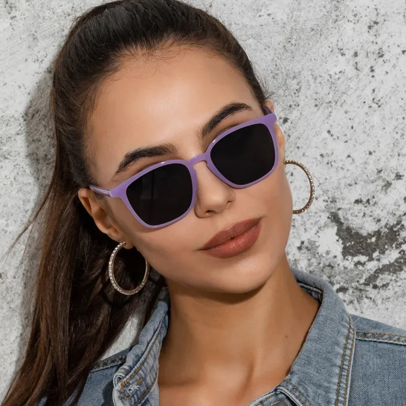 Women’s Vintage Square Sunglasses