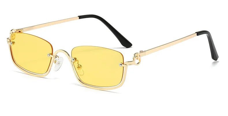 Women’s Half Frame Square Sunglasses