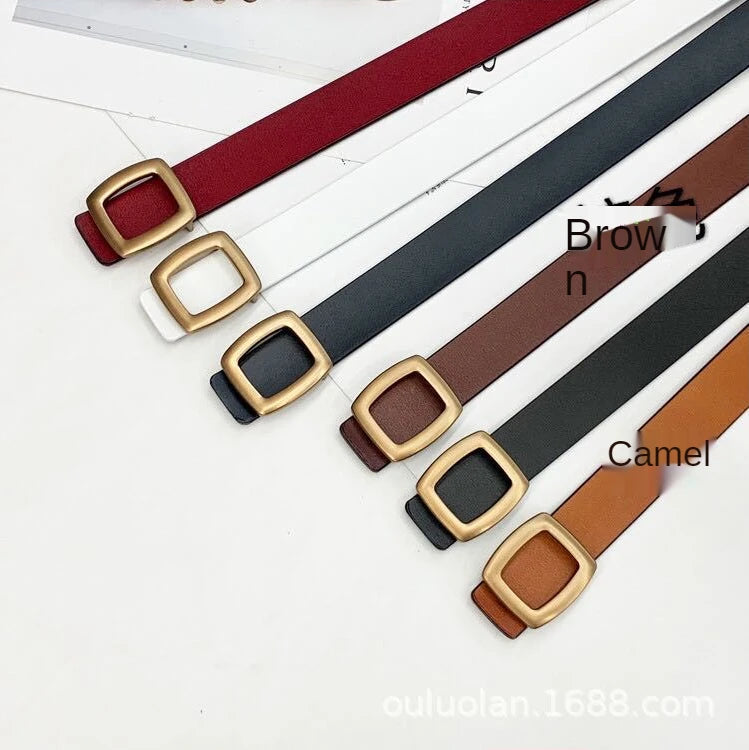 Women’s Genuine Leather Designer Belt