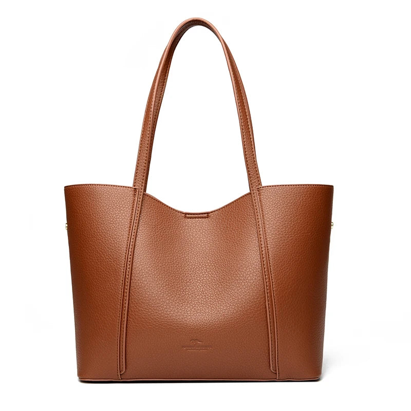 Women’s Luxury Leather Shoulder Tote