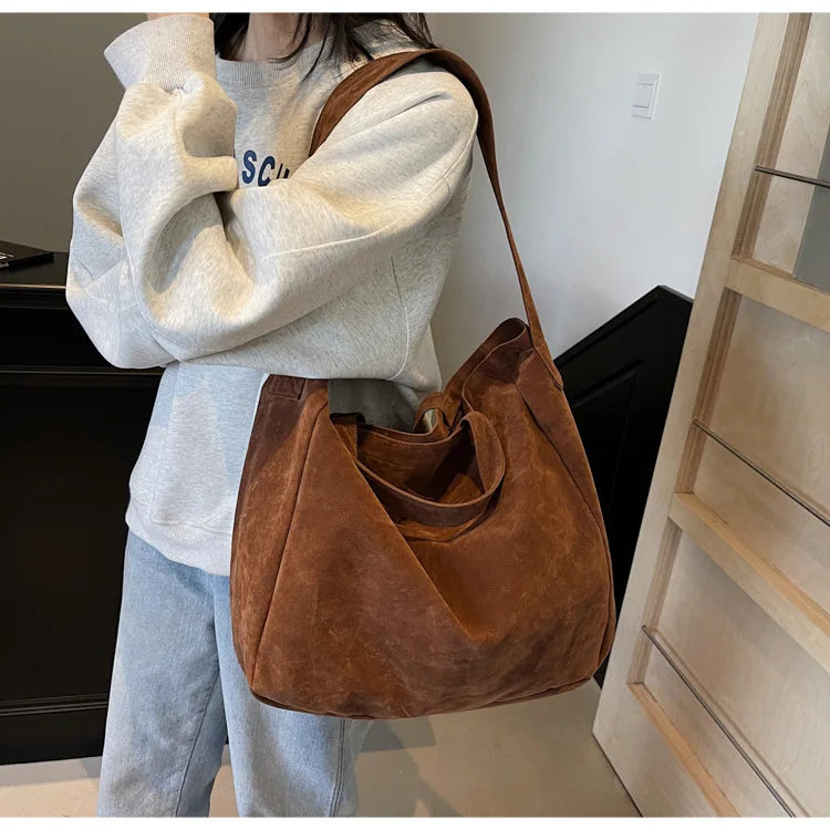 Women’s Suede Tote Bag