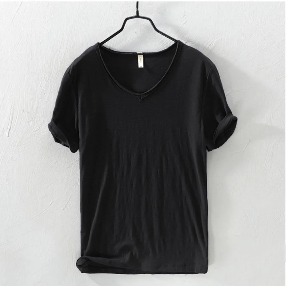 New Womens TShirt Solid V-Neck Short Sleeved Tops Tees Women T-Shirt slim Woman T-Shirts Fitness For Female Clothes