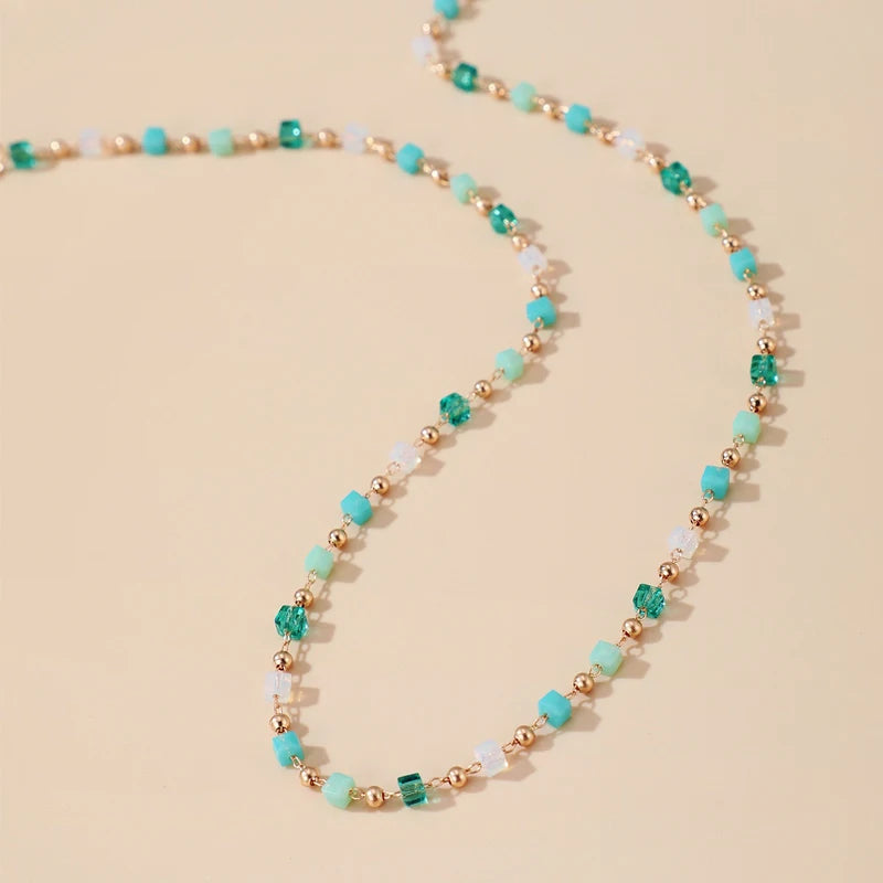 Women’s Boho Beaded Choker Necklace