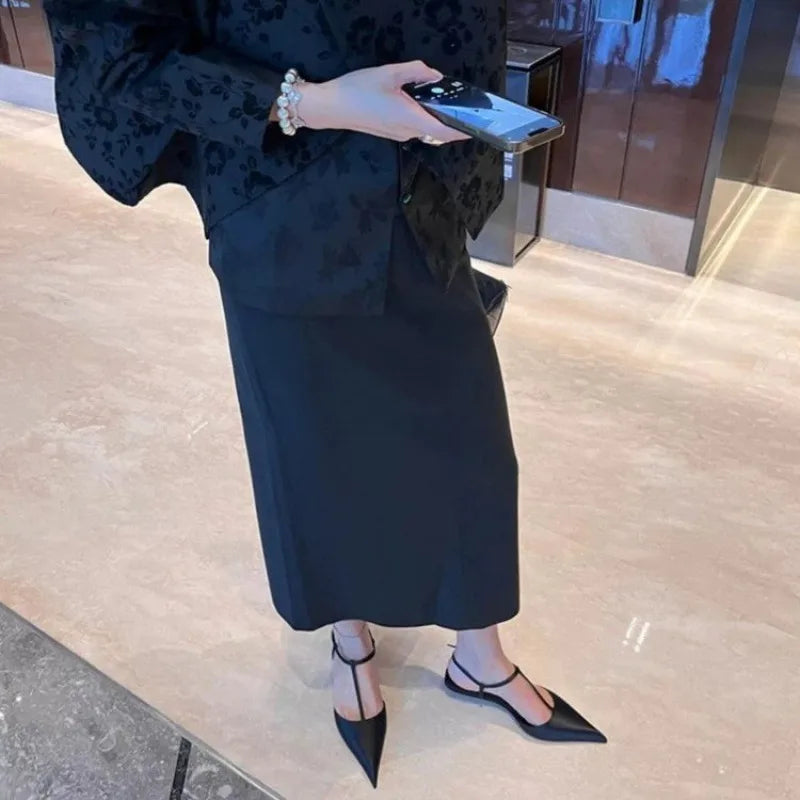 Women’s Pointed-Toe Low Heel Sandals