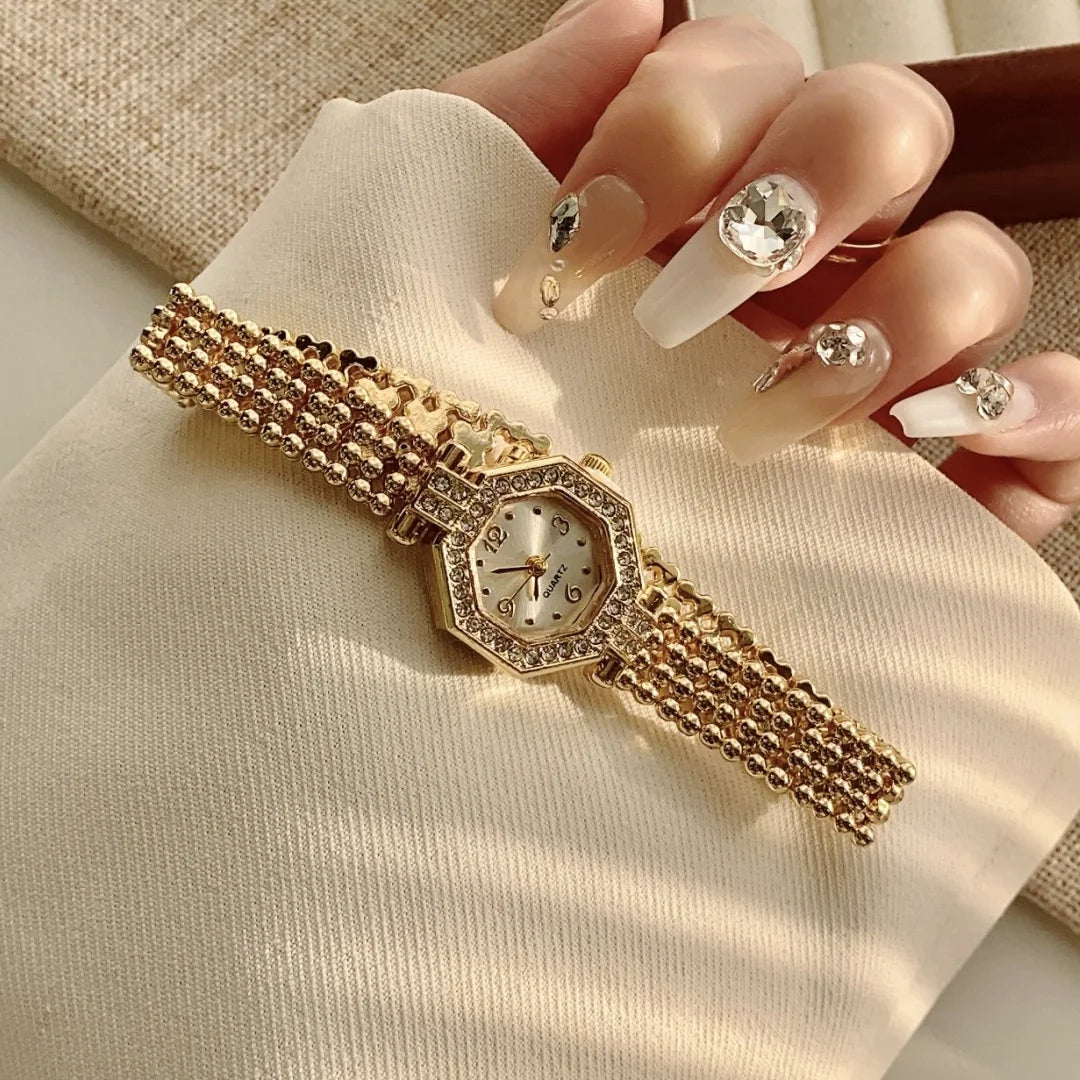 Women’s Luxury Gold Bracelet Watch