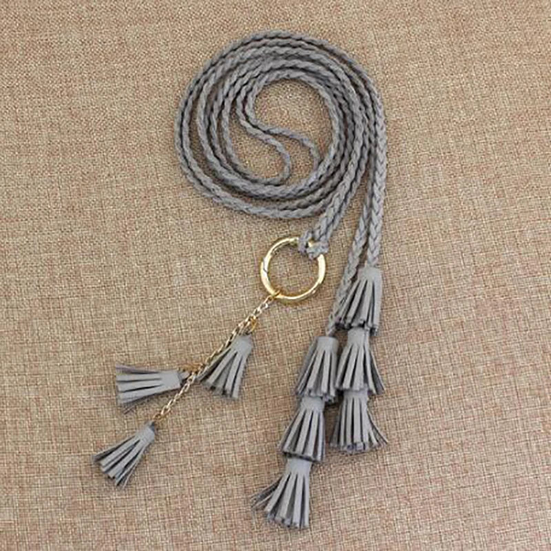 Women’s Boho Tassel Rope Belt