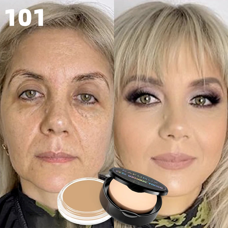 Matte Foundation Cream with Puff