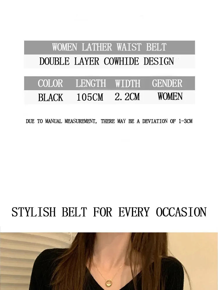 Women’s PU Leather Belt