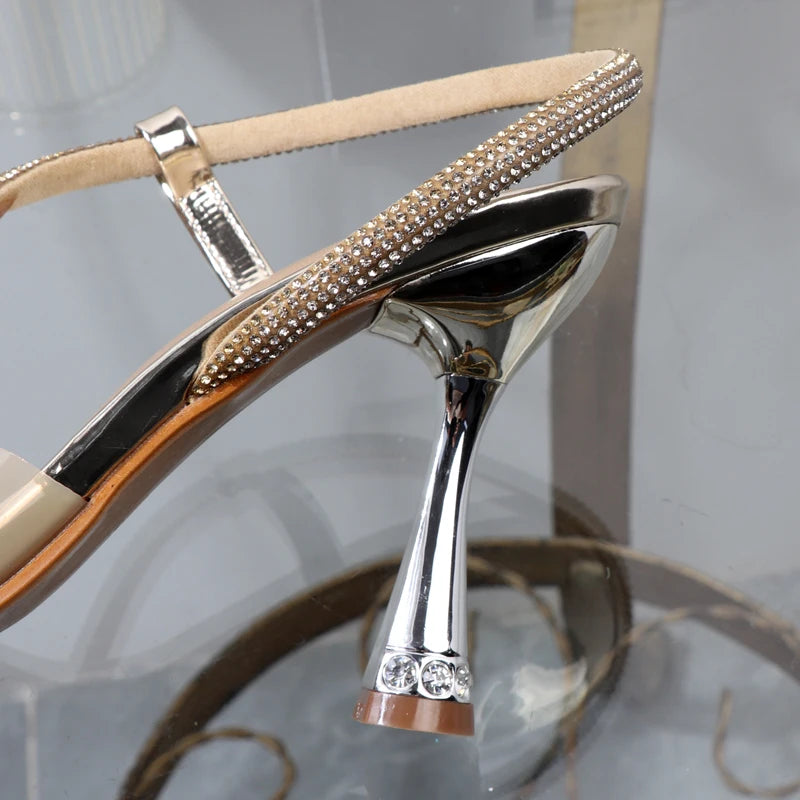 Women’s Stiletto Rhinestone Sandals