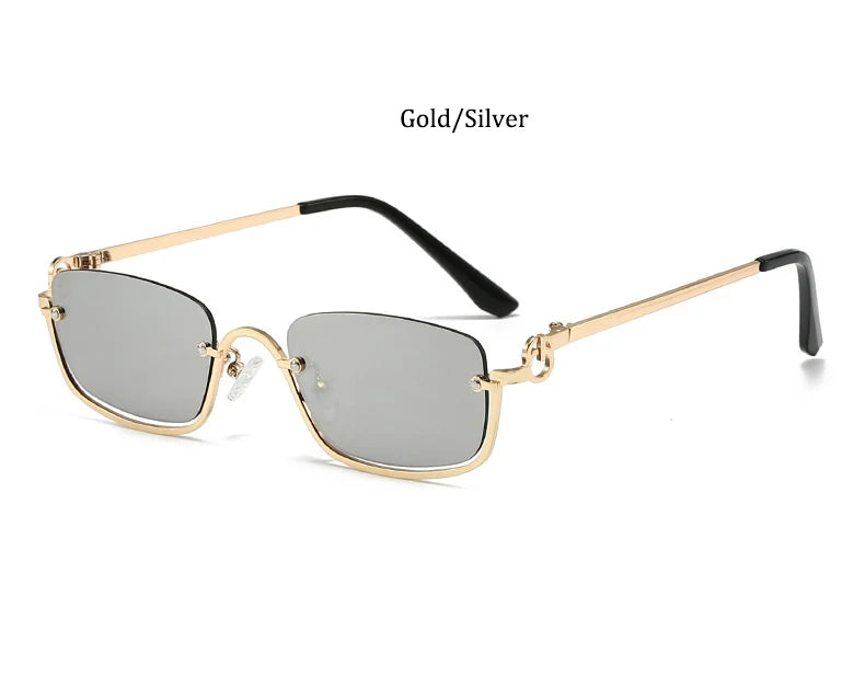 Women’s Half Frame Square Sunglasses