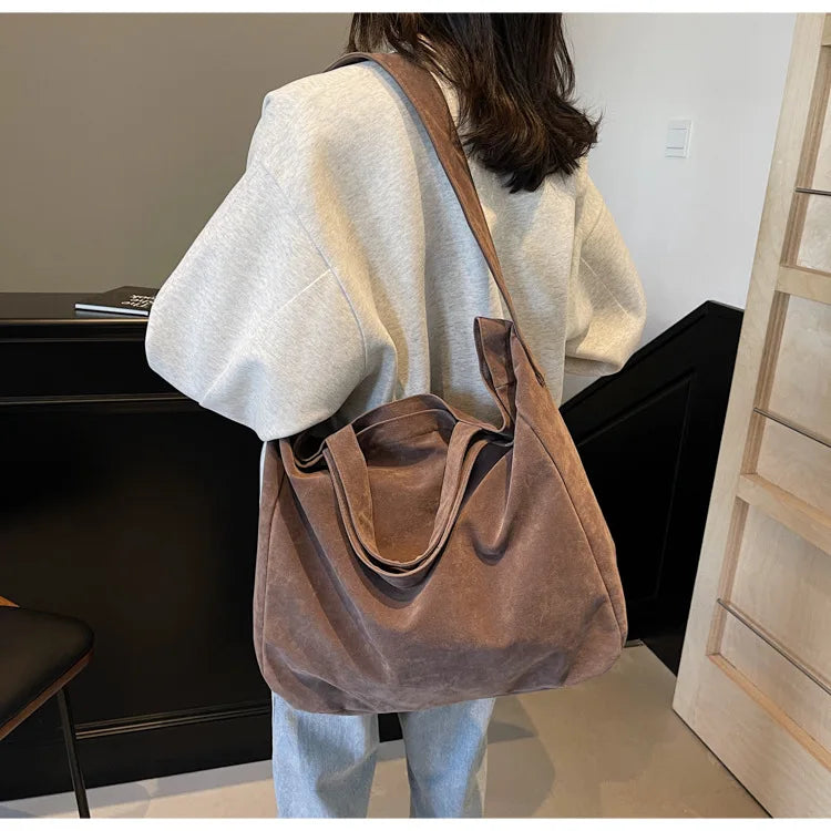 Women’s Suede Tote Bag