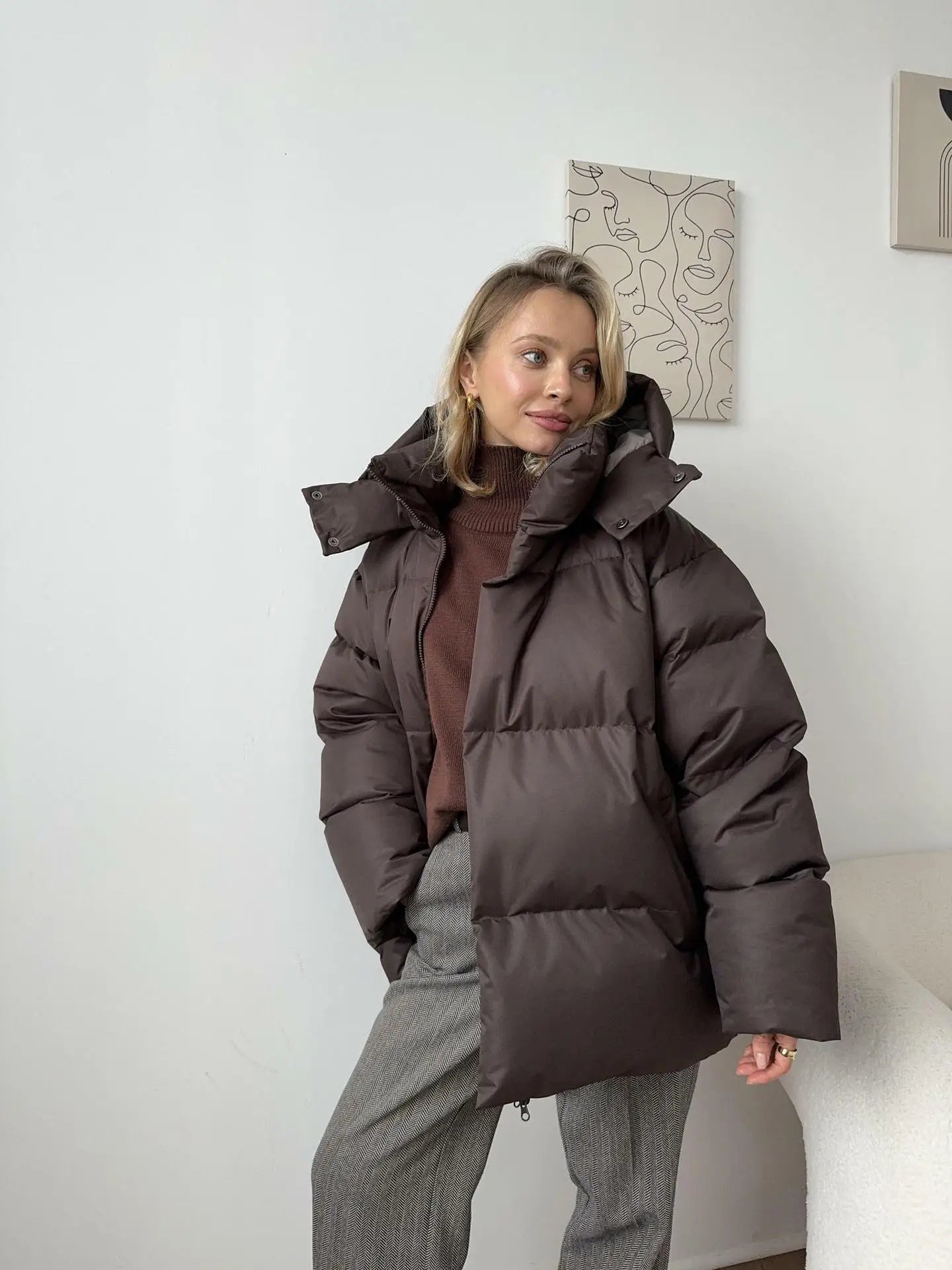 Women’s Hooded Winter Puffer Coat