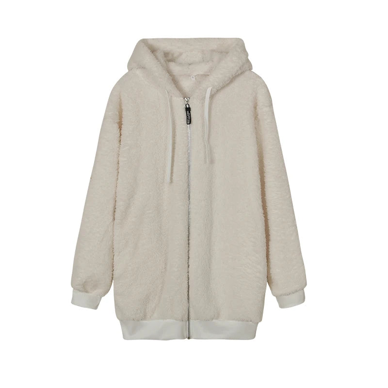 Women’s Plush Hooded Jacket
