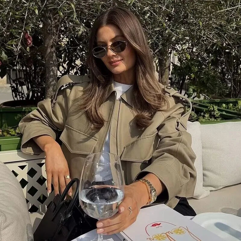 Women’s Turn-Down Collar Jacket