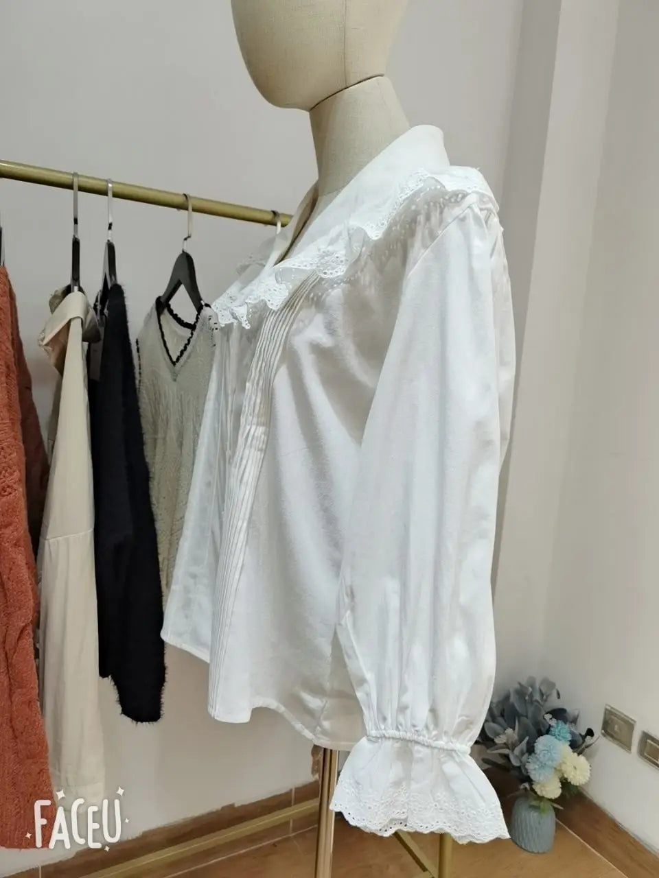 Women Blouse Female Shirt Summer Womens Blouses Spring Maxi Blusas Casual Elegant Vintage Long Sleeve Cotton Oversize Loose