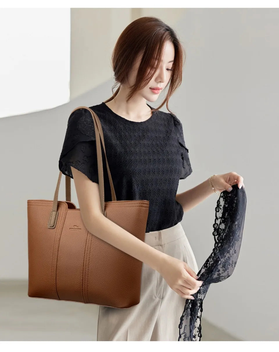 Women’s Luxury Leather Shoulder Tote