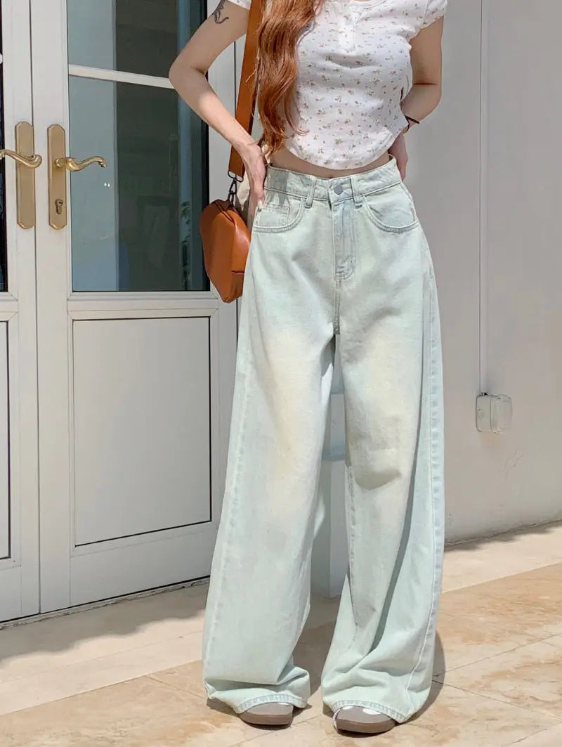 Women’s Vintage Wide-Leg Summer Jeans