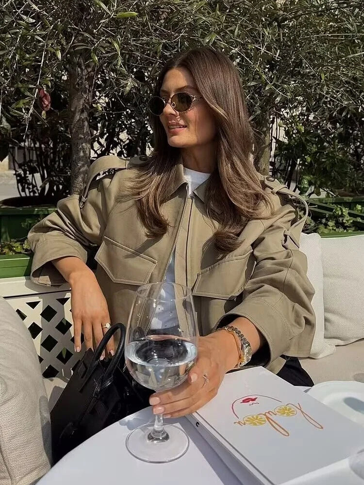 Women’s Turn-Down Collar Jacket