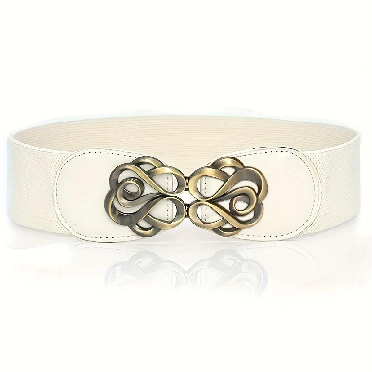 Women’s Elastic Waist Belt – Simple Fashion Buckle