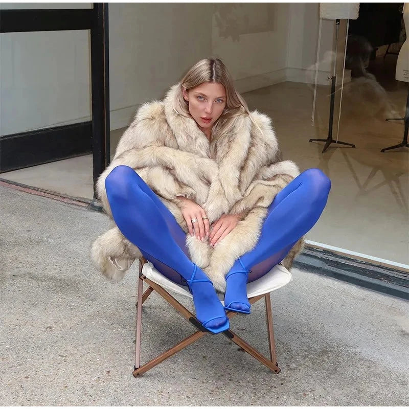 Women’s Luxury Faux Fur Coat