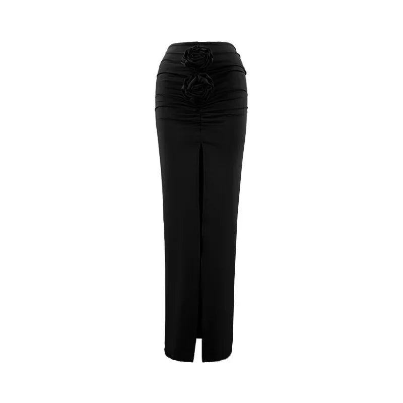 Women’s High-Waist Split Skirt – Summer Streetwear