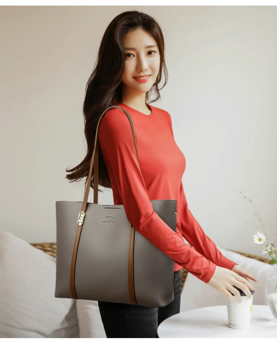 Women’s Luxury Leather Shoulder Tote