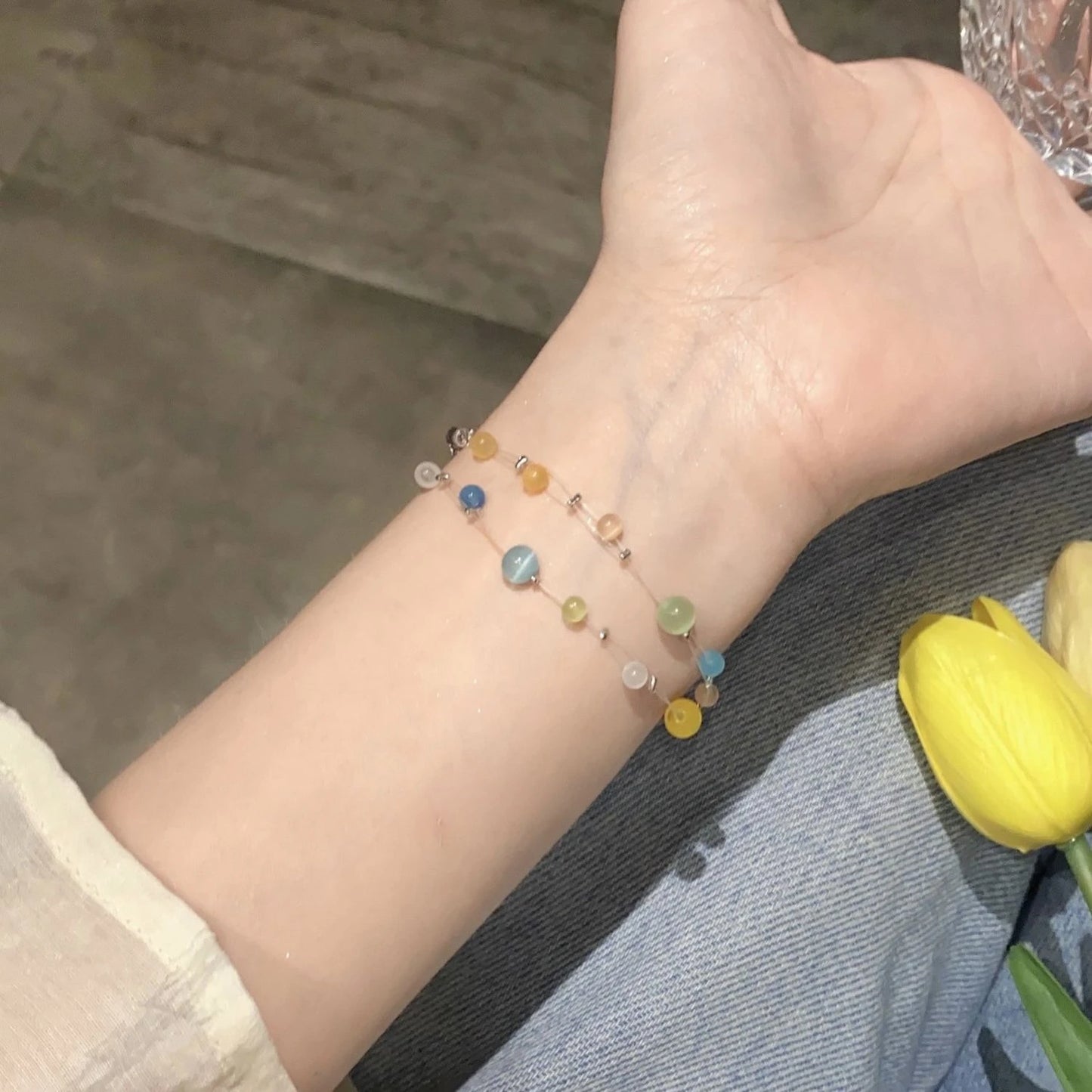 Women’s Handmade Colorful Beaded Bracelet