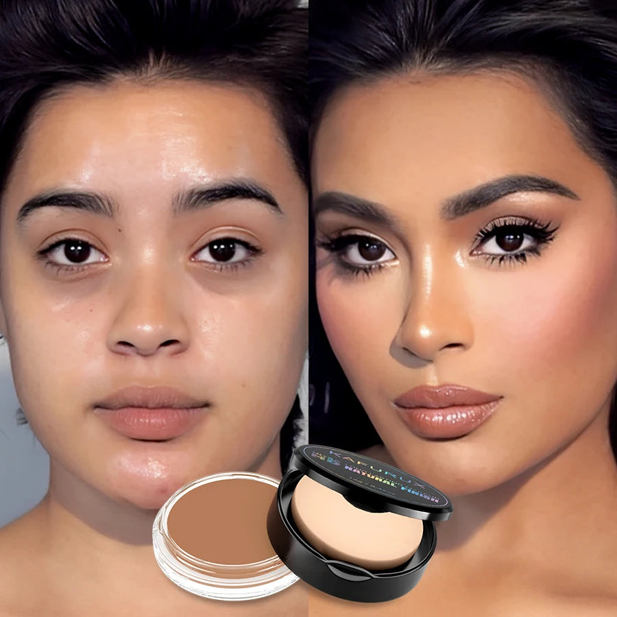 Matte Foundation Cream with Puff
