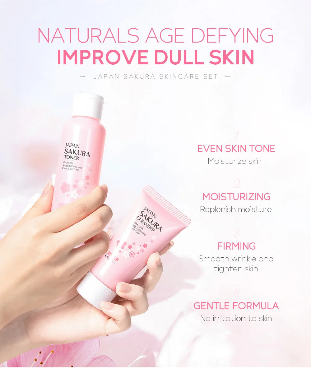 Facial Care Kit – Cleanser, Creams, Serum & Toner