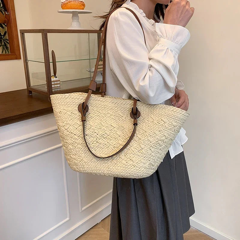 Women’s Handmade Woven Straw Tote