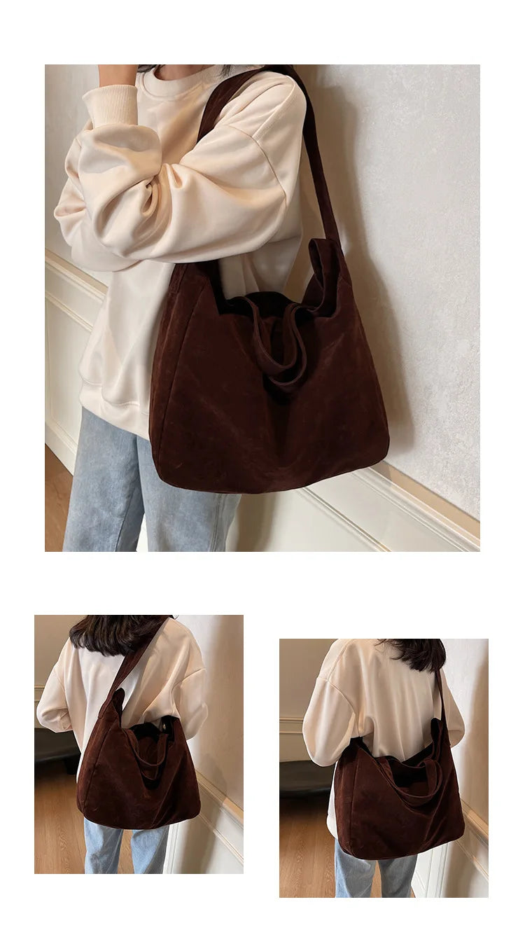 Women’s Suede Tote Bag