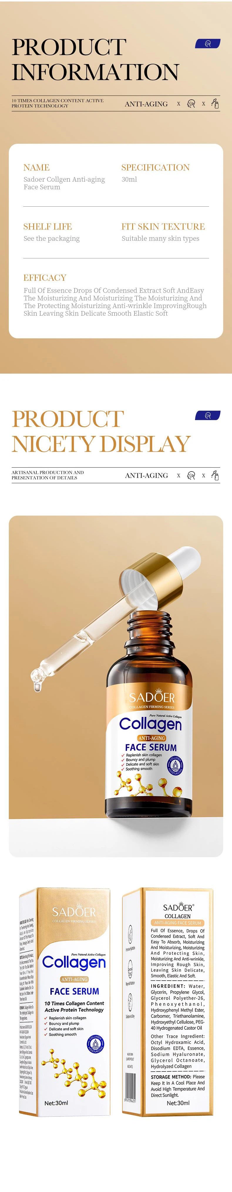 SADOER Collagen Face Serum