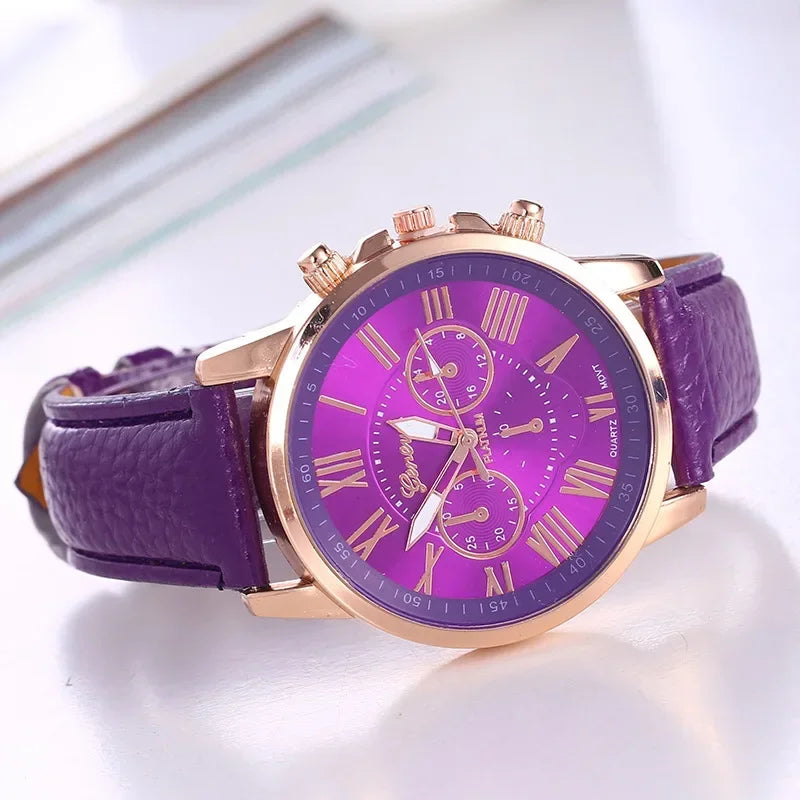 Women’s Luxury Leather Quartz Watch