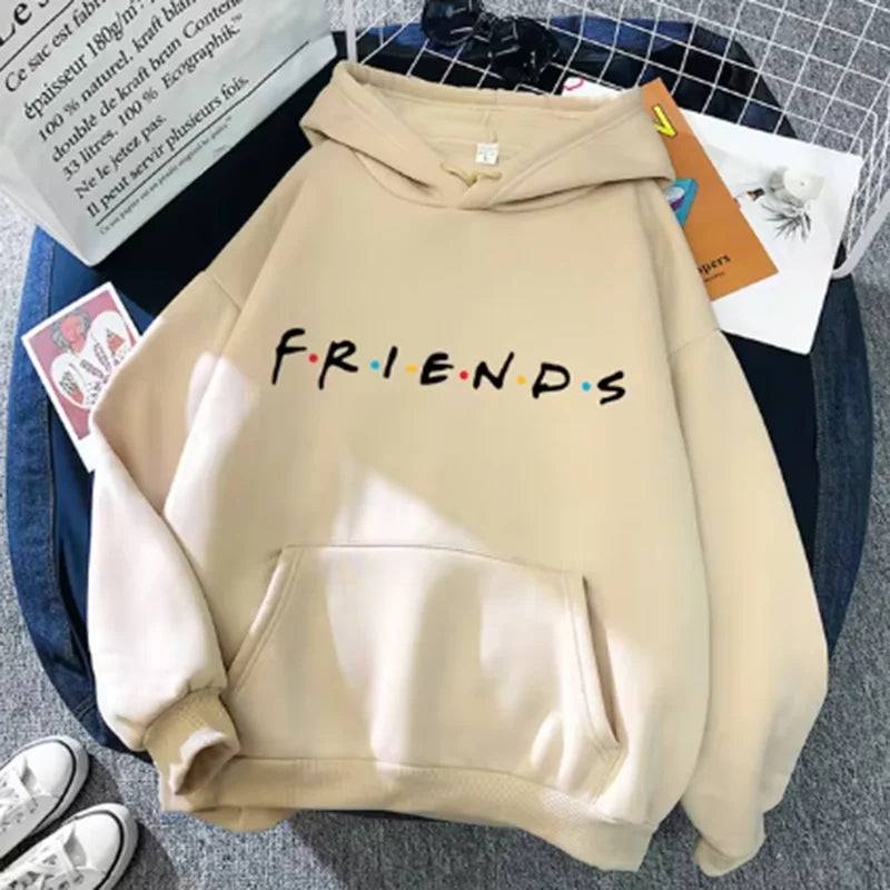 Women’s Friends Print Pullover Hoodie