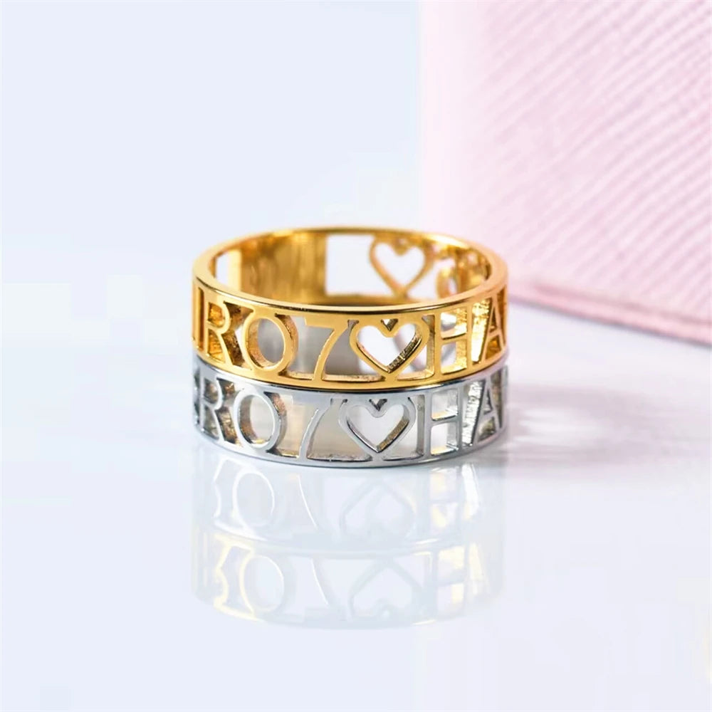 Women’s Custom Roman Numeral Ring
